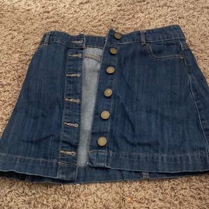 Forever 21 jean skirt size small